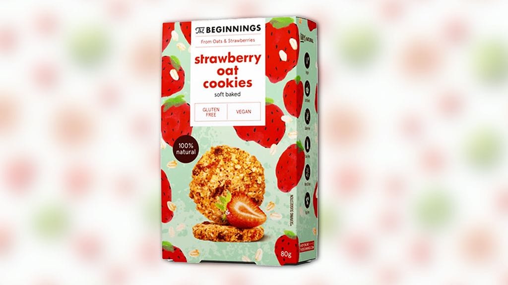 Oy Eurofoods Ab vetää myynnistä erän 80 grammaa sisältäviä The Beginnings Mansikka-Kaurakeksejä.