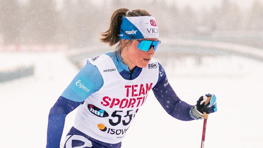 Krista Pärmäkoski jää pois lauantain sprintistä.