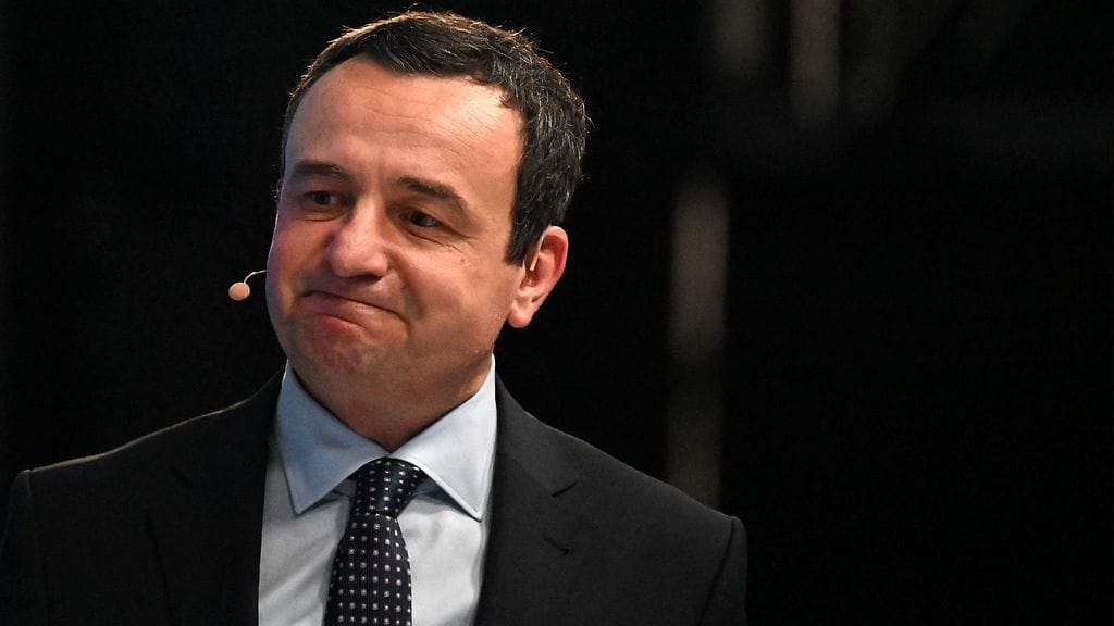 Kosovon pääminsiteri Albin Kurti: "Iskun tekivät ammattilaiset". Kuva toukokuulta 2023.