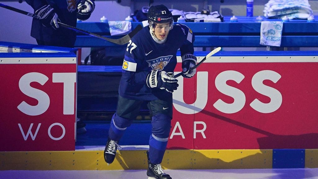 Oliver Kapanen oli yksi Leijonien hahmoista viime kevään MM-kisoissa.