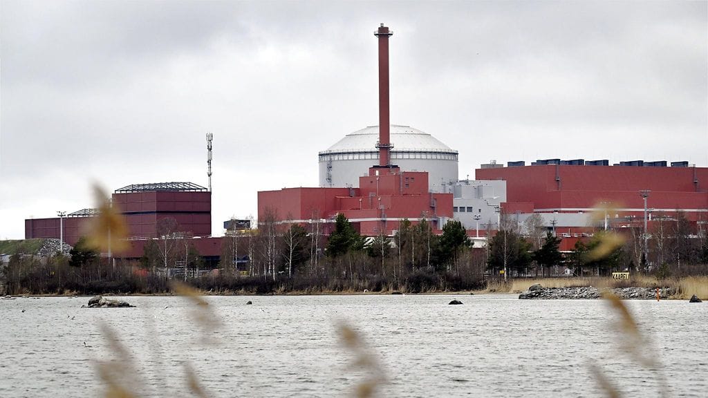 Olkiluoto 3 -voimala Eurajoella 2. toukokuuta 2023.