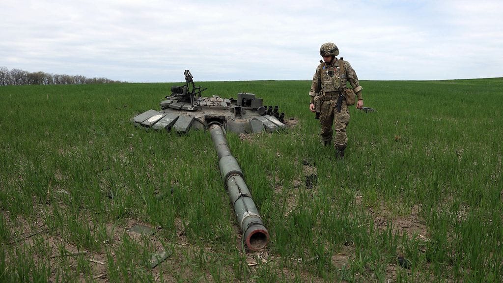 Venäjän panssarivarastojen uskotaan ehtyvän ensi vuoden loppuun mennessä. Kuva Harkovan alueelta.
