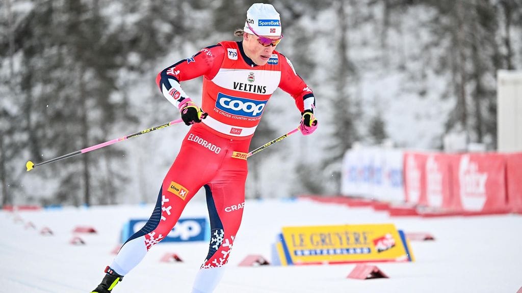 Johannes Kläbo on mukana sprintissä.