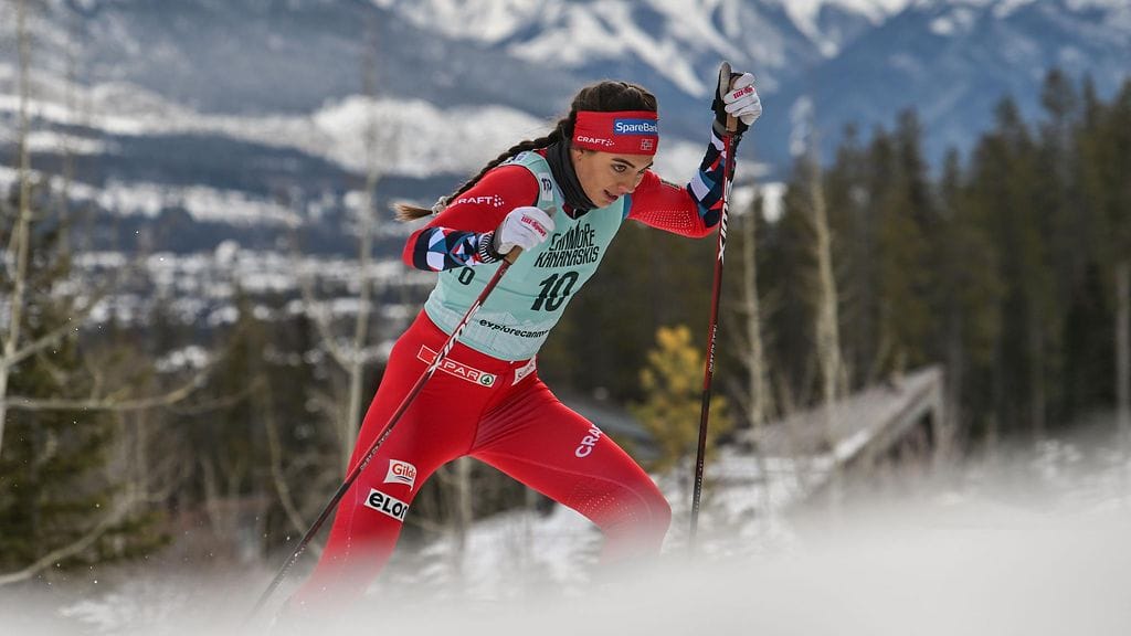 Kristine Stavås Skistad putosi Lillehammerin sprintissä jo alkuerävaiheessa.