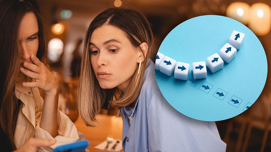 Toisinaan ystävän päätös vaikuttaa mokalta, jonka vielä voisi estää. Kuvituskuva.