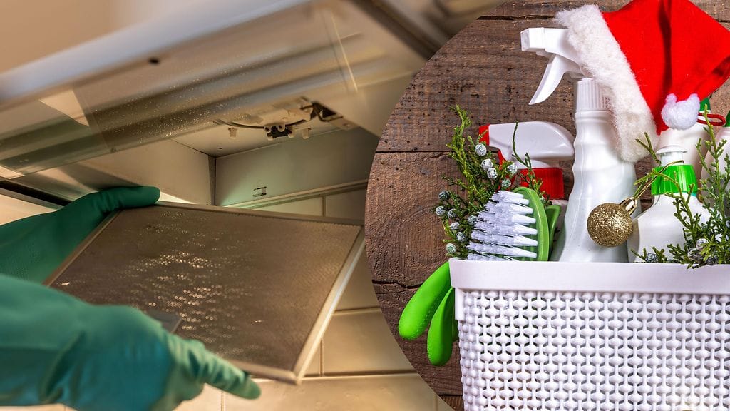 Joulusiivouksen temmellyksessä katse kannattaa kääntää myös liesituulettimeen. Kuvituskuva.