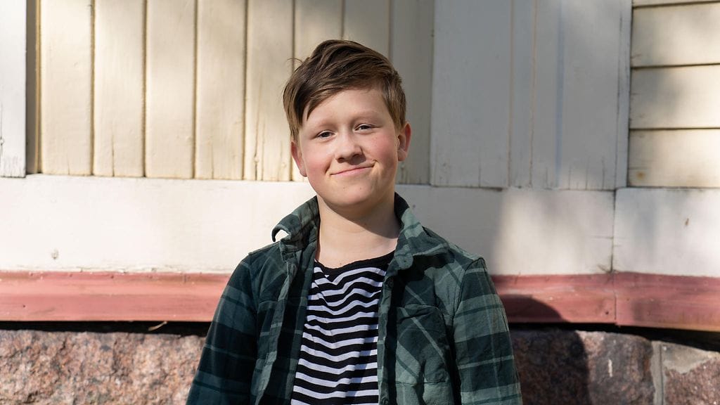 Elmo, 13, kilpailee Juniori Suurmestari -ohjelman voitosta.