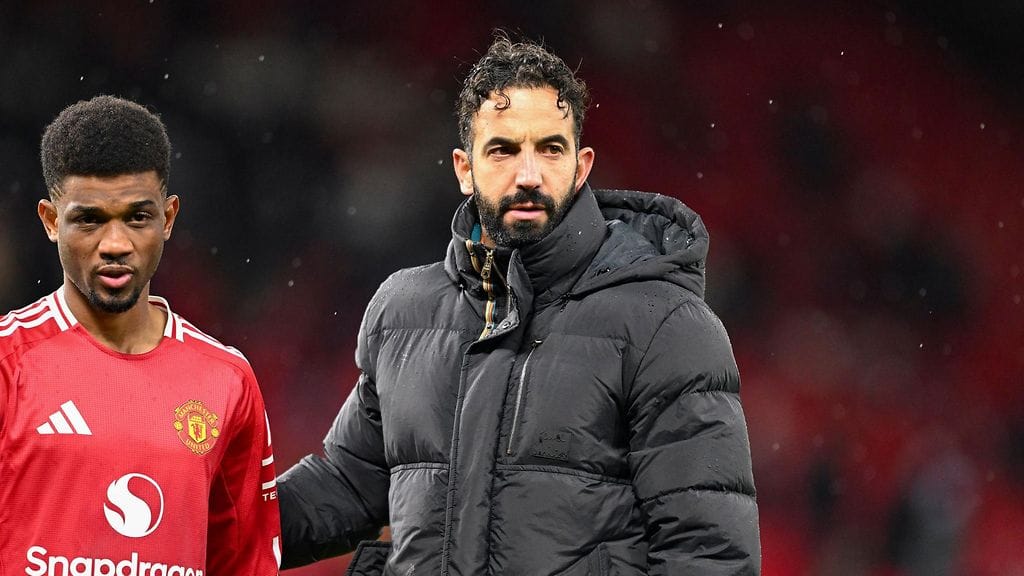 Ruben Amorim (oik.) on saanut Amad Diallon pelaamisen uudelle tasolle. Torstaina Diallo otti voiton jälkeen yhteen Rasmus Höjlundin kanssa.