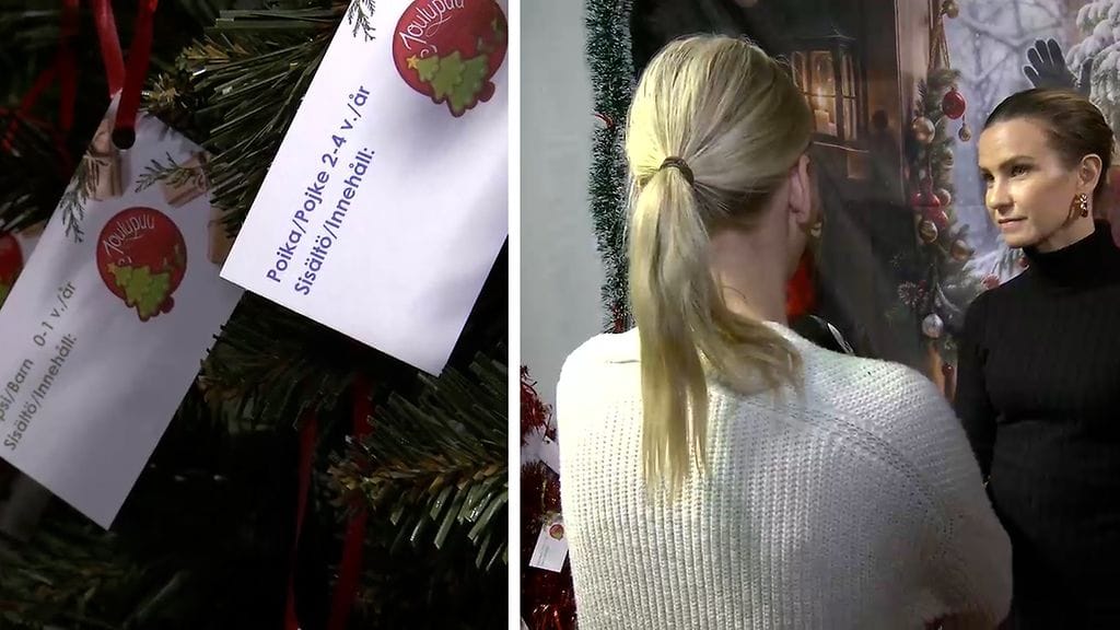 joulupuu-keräys, sanna ketola ja haastateltava "Anne" (nimi muutettu)