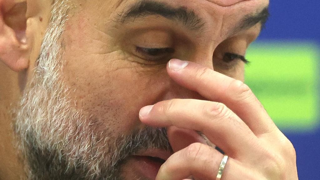 Pep Guardiola kärsii uni- ja syömisvaikeuksista.