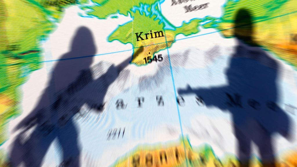 Venäjä on miehittänyt Ukrainaan kuuluvaa Krimin niemimaata vuodesta 2014. Kuvituskuva.