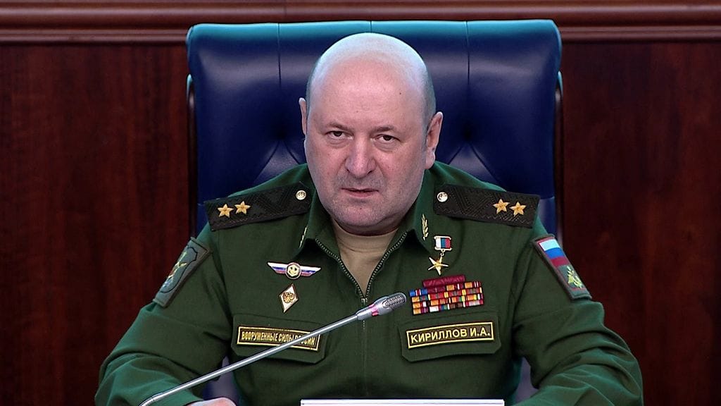 Kenraaliluutnantti Igor Kirillov kuoli tiistaiaamuna Moskovassa.