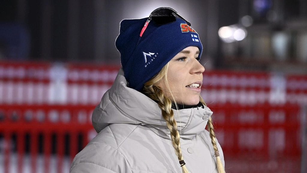 Jasmi Joensuu Rukalla marraskuun lopussa.