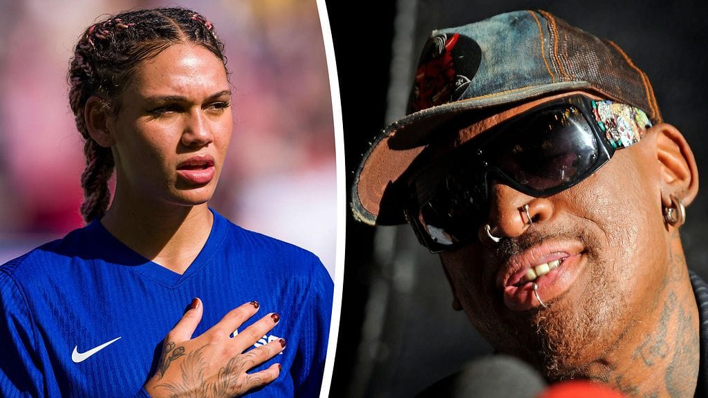 Trinity Rodman kommentoi ensimmäistä kertaa julkisesti suhdettaan isäänsä Dennis Rodmaniin.