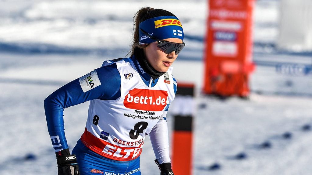 Minja Korhonen sijouttui kolmanneksi yhdistetyn maailmancup-kisassa Ramsaussa.