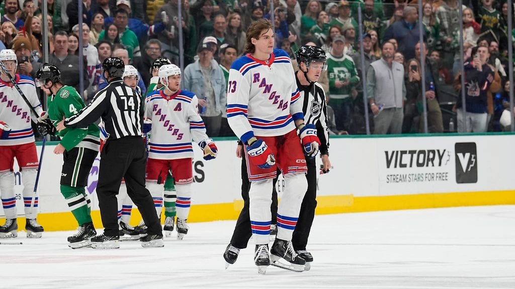 Suurikokoinen Matt Rempe on liikkunut useaan otteeseen sääntöjen tuolla puolen.