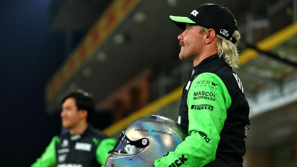 Valtteri Bottas tällä erää viimeisessä F1-kisassaan joulukuun alussa.