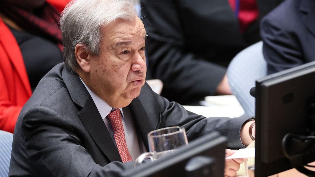 YK:n pääsihteeri Antonio Guterres on huolestunut Israelin iskuista Jemeniin.