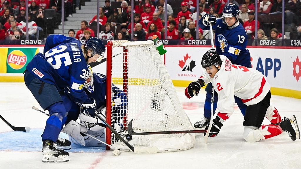 Nuoret Leijonat hävisi avausottelunsa Kanadalle maalein 0–4.