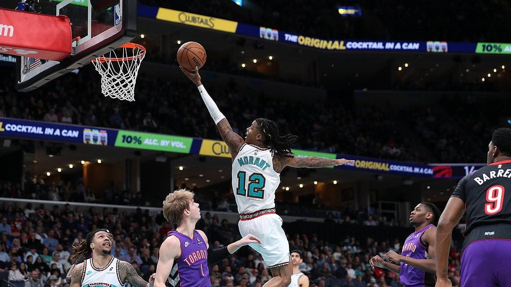 Valkoisissa pelannut Memphis Grizzlies teki uuden seuraennätyksen NBA:ssa.