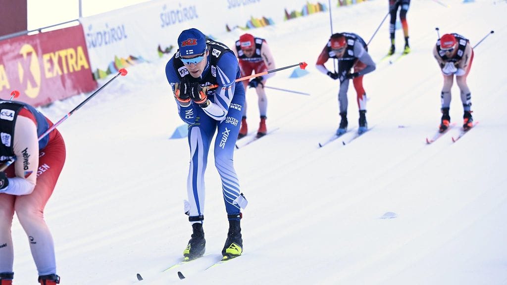 Niko Anttola hiihti 19:nneksi 15 kilometrin kisassa Toblachissa.