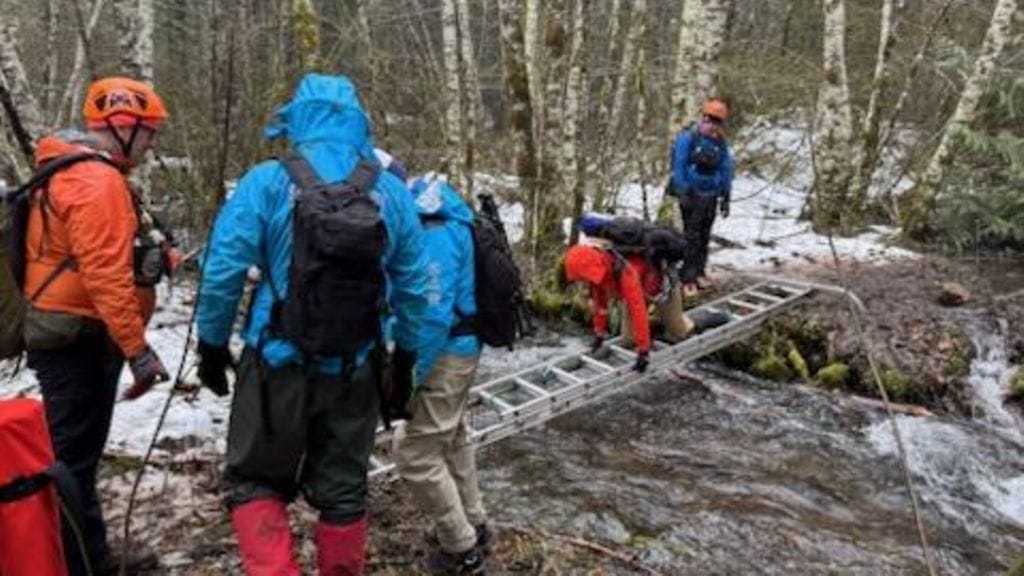 Miesten etsinnät kestivät kolme päivää. Kuva: Skamania County Sheriff's Office.