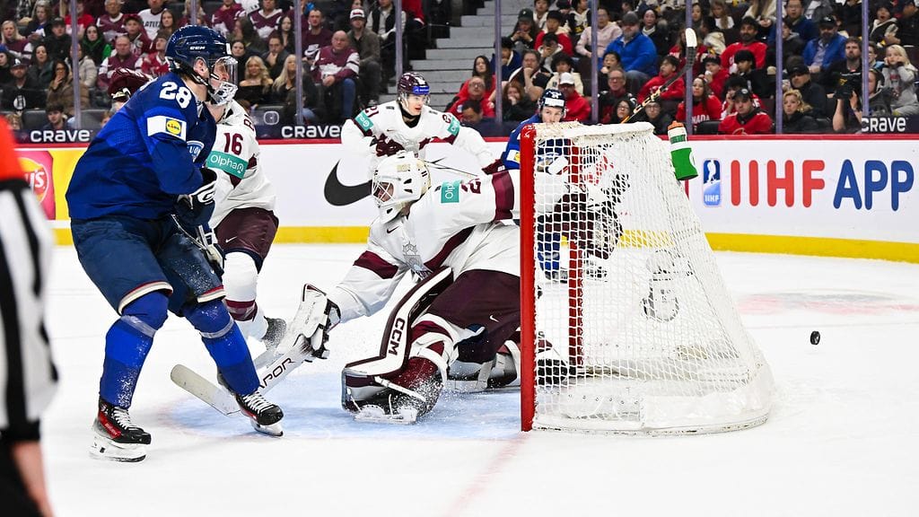 Suomi kellisti Latvian.