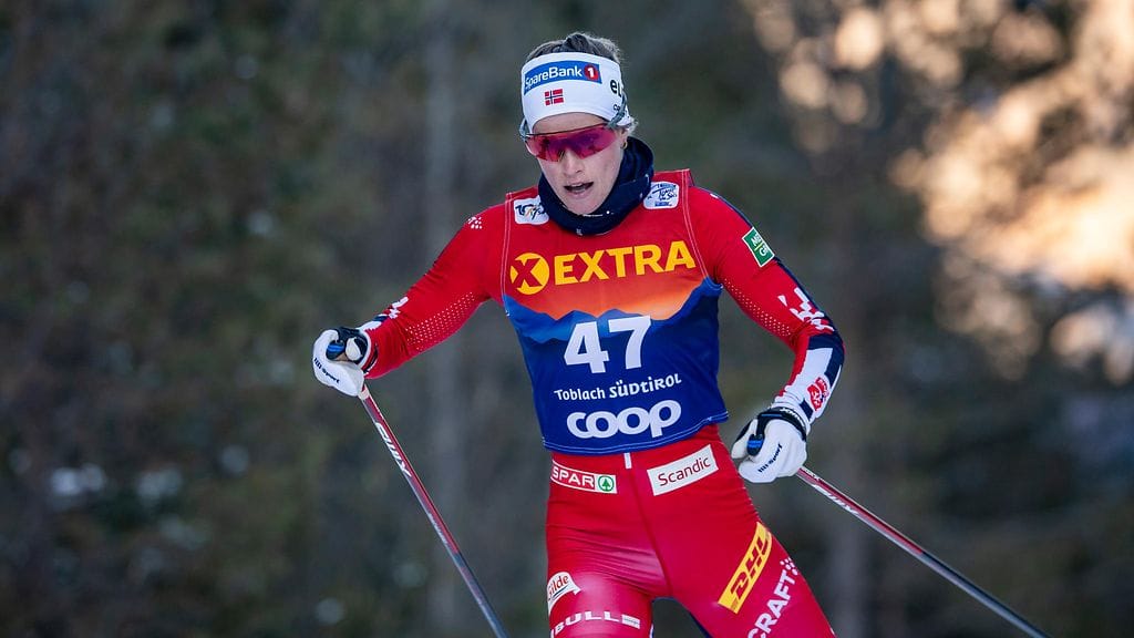 Kristin Austgulen Fosnäs kärsi uudenvuodenaaton kilpailun jälkeen.