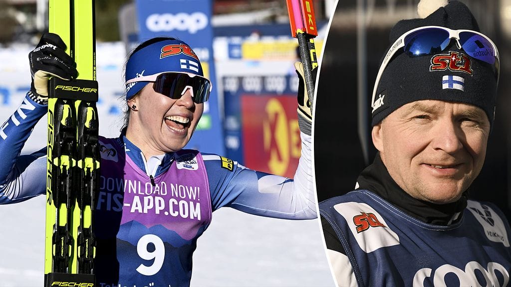 Mika Venäläinen vastaa muun muassa Kerttu Niskasen suksien huoltamisesta.