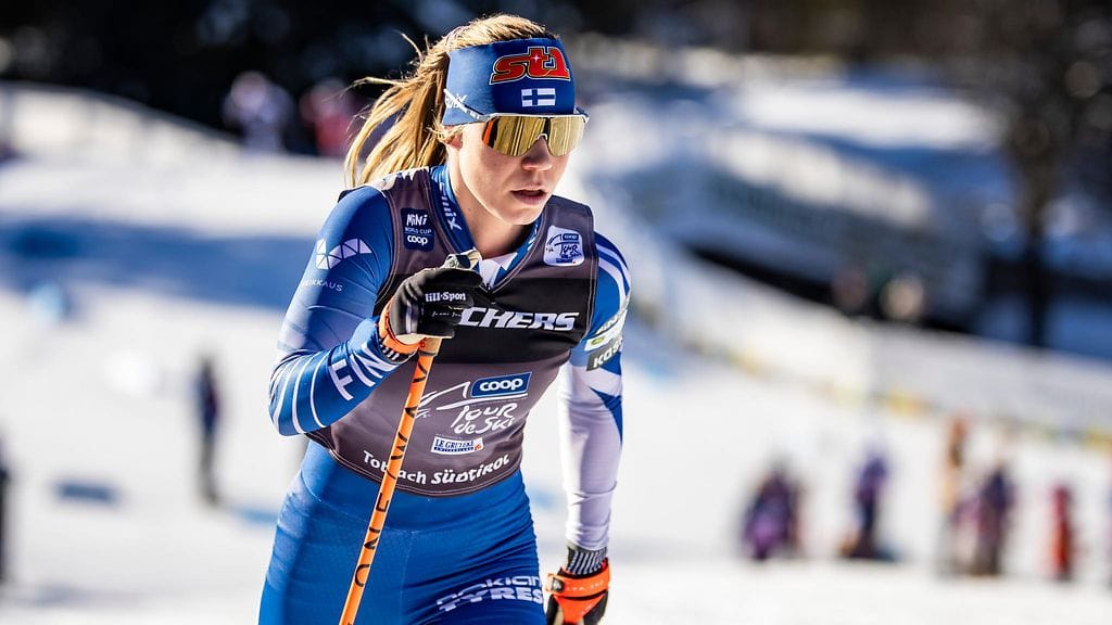 Jasmi Joensuu pisteli nopeinta vauhtia perinteisen sprintin karsinnassa Val di Fiemmessä.