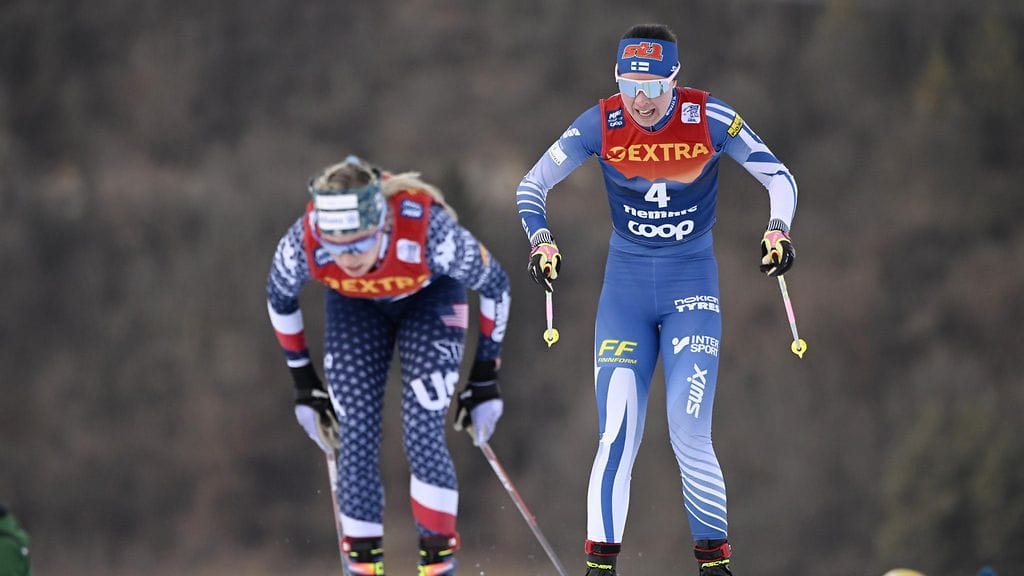 Jessie Diggins karkasi lopulta Kerttu Niskaselta.