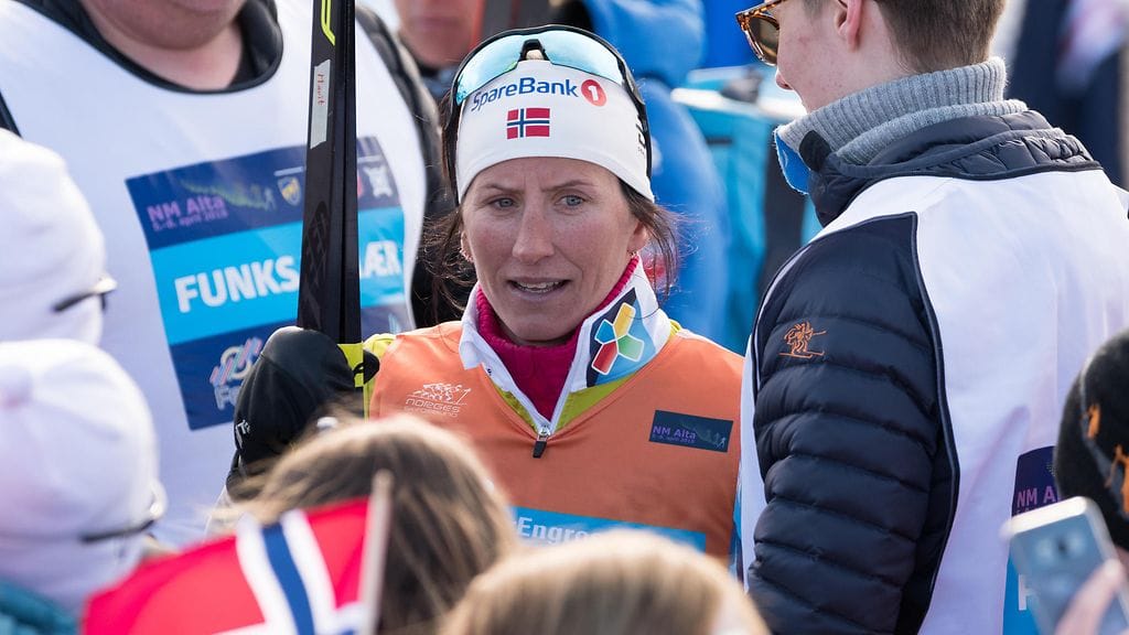 Marit Björgen sai epämiellyttäviä kommentteja hauiskuvistaan.