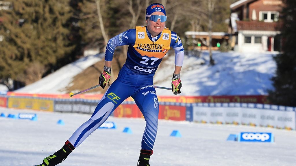 Kerttu Niskanen saavutti Tour de Skillä neljännen sijan.