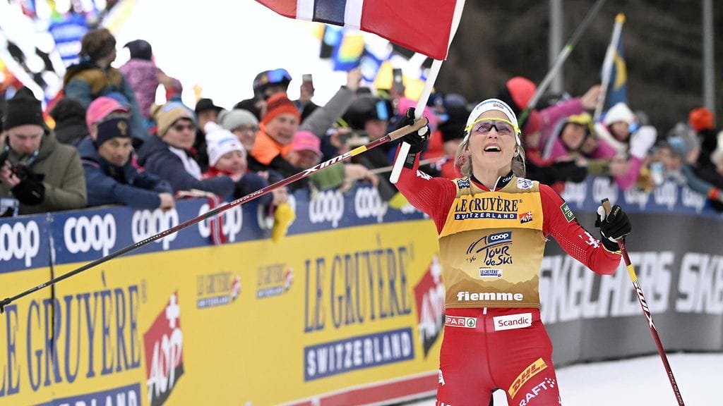 Therese Johaug hiihti Tour de Skin viimeisen kerran urallaan.