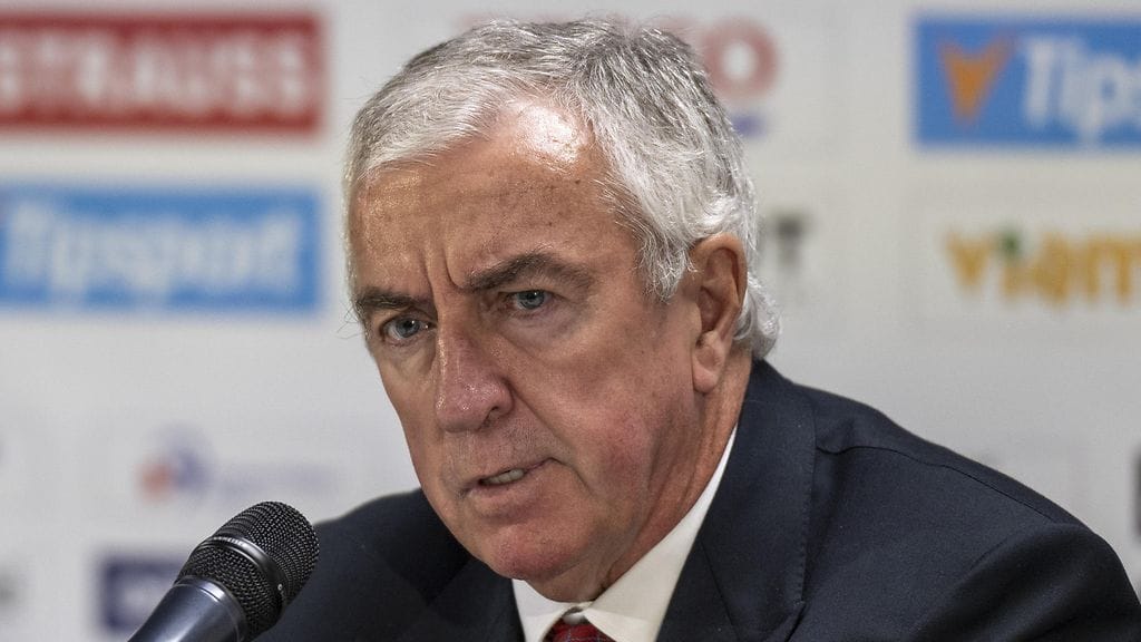 Kansainvälisen jääkiekkoliiton IIHF:n puheenjohtaja Luc Tardif.