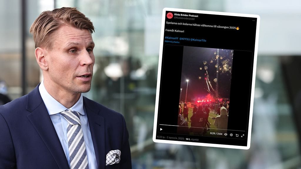 Toni Koskela sai kokea komeat ilotulitukset ensimmäisissä harjoituksissaan Kalmar FF:n peräsimessä.