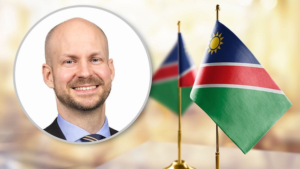 Kansanedustaja Ville Valkonen on eduskunnan Namibia-ystävyysryhmän puheenjohtaja.