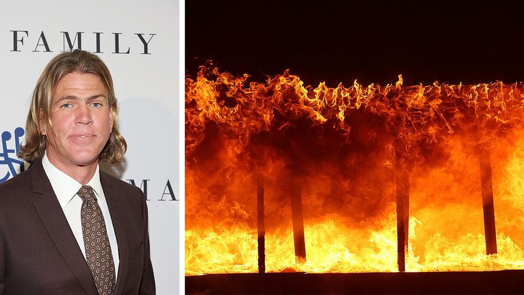 Gary Hall Jr. menetti kotinsa ja olympiakultansa Los Angelesissa riehuneille maastopaloille.