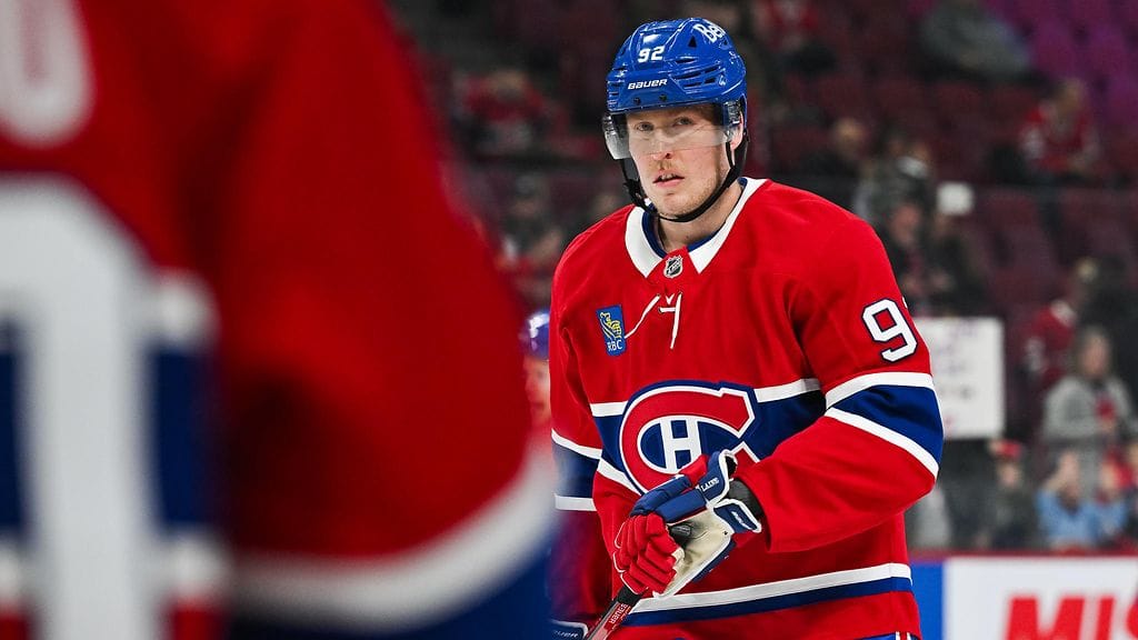 Patrik Laine on ollut sivussa neljästä Montreal Canadiensin viime ottelusta.
