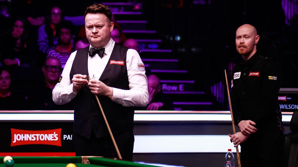 Gary Wilson (oik.) ei ollut henkisesti läsnä Masters-ottelussa Shaun Murphya vastaan.