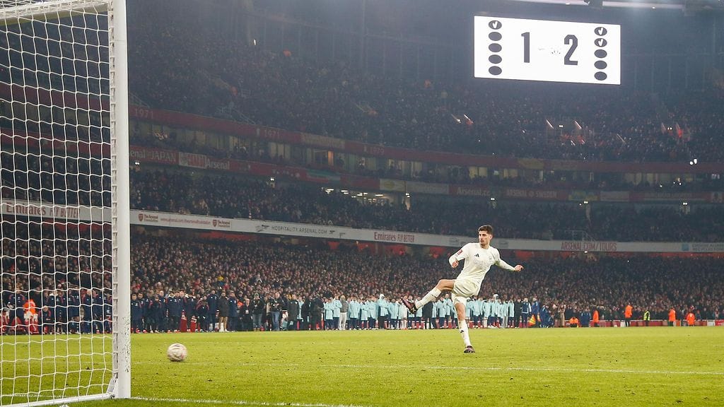 Kai Havertzin rangaistuspotku pysähtyi sunnuntaina Altay Bayindirin käsiin.