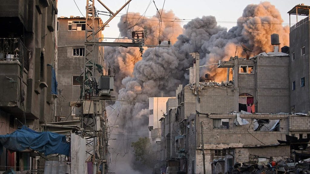 Kuva Gazasta 12. tammikuuta.