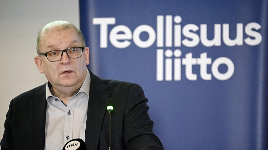 Teollisuusliiton puheenjohtaja Riku Aalto: "Tavoittelemme oikeudenmukaisia palkankorotuksia". Kuva marraskuulta.