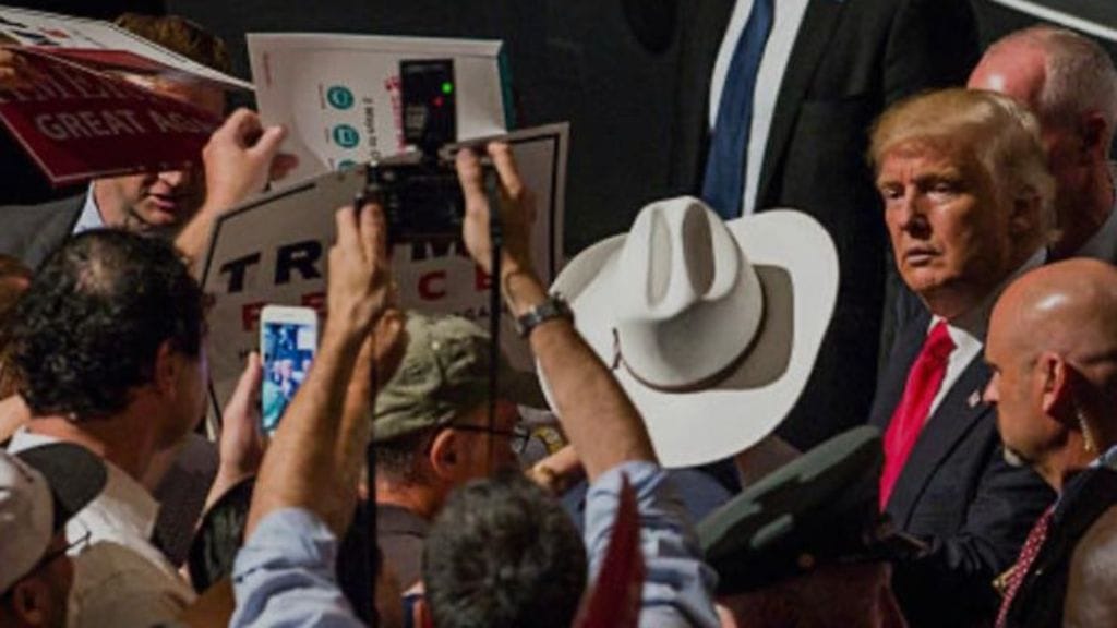 Ilpo Haalisto puhuu Donald Trumpille