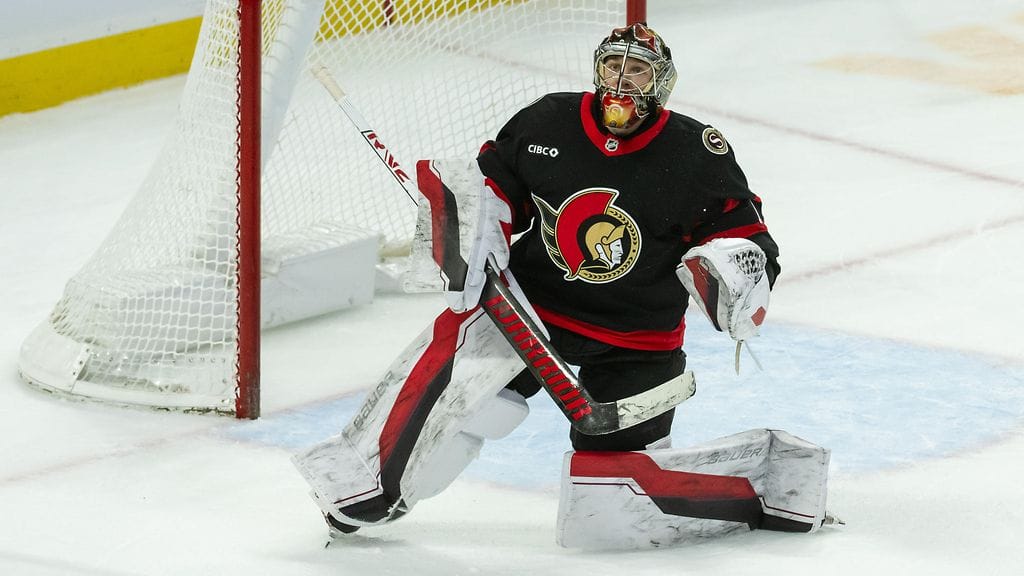 Ottawa Senatorsin Leevi Meriläinen oli lähellä toista perättäistä nollapeliä.