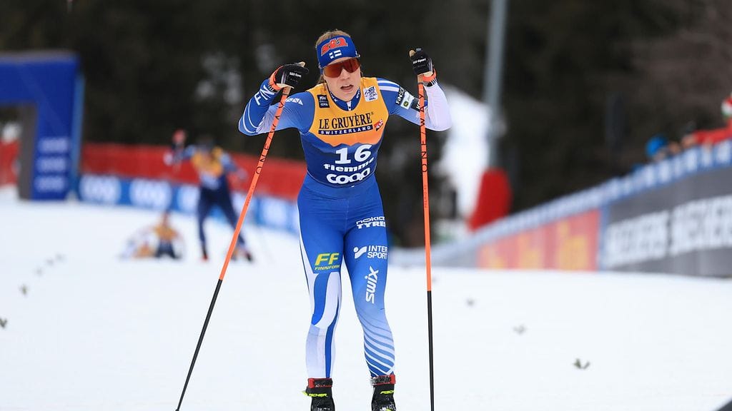 Jasmi Joensuu oli parhaana suomalaisena 17:s Les Roussesin sprinttikarsinnassa. Arkistokuva.