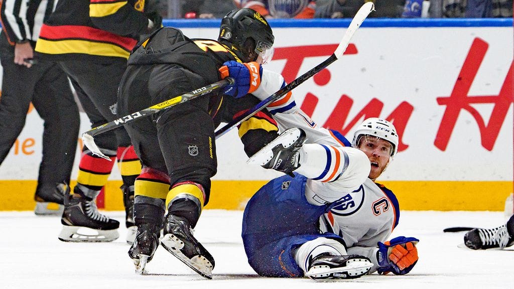 Connor McDavid raivostui Vancouverin likikaimansa Conor Garlandin hiillostuksesta.