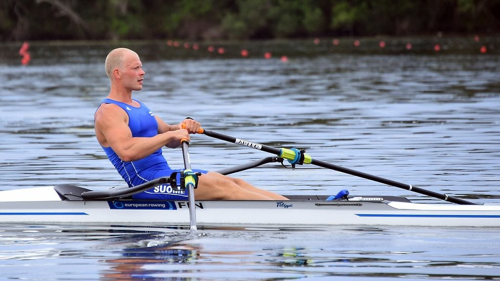 Joel Naukkarinen valmistautuu olympiakullan metsästykseen.
