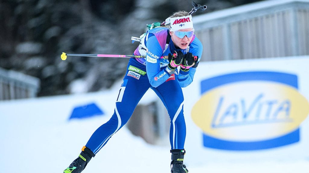 Suvi Minkkinen ylsi viidenneksi Rupholdingissa.