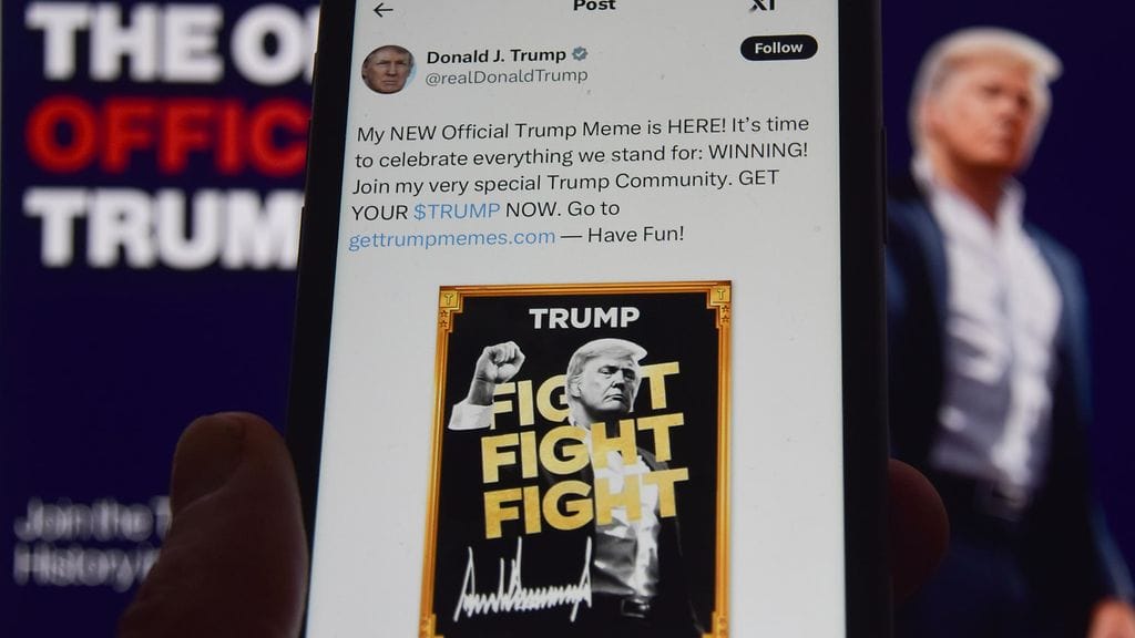 $TRUMP-meemikolikon arvo on jo kymmeniä miljardeja dollareita.